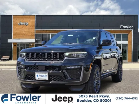 Black 2026 Jeep Grand Cherokee Summit for sale in Boulder, CO