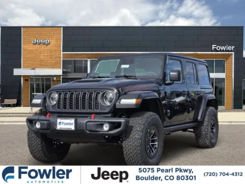 Black 2026 Jeep Wrangler Rubicon X for sale in Boulder, CO