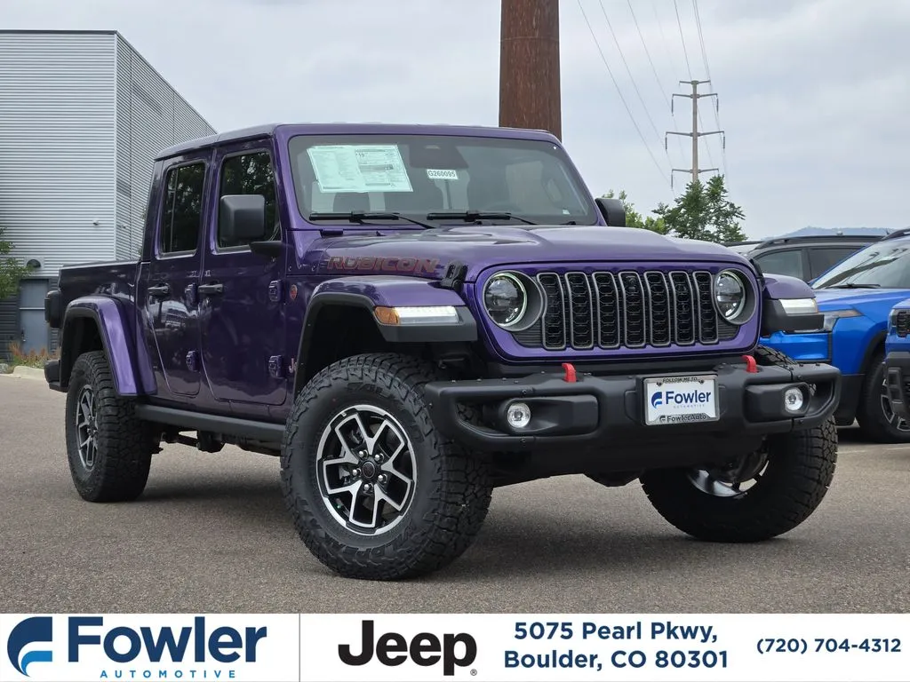 Purple 2026 Jeep Gladiator Rubicon X for sale in Boulder, CO