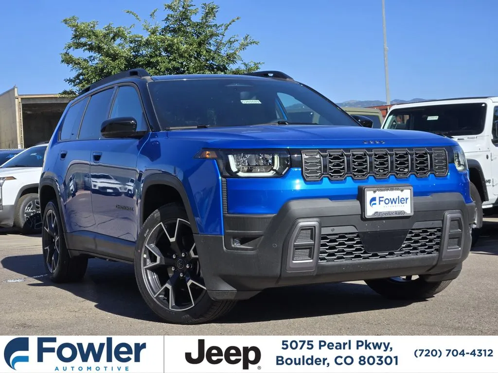 Blue 2026 Jeep Cherokee Overland for sale in Boulder, CO
