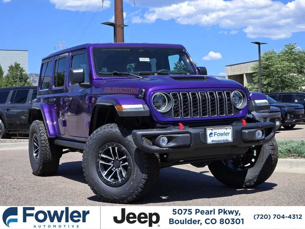 Purple 2026 Jeep Wrangler Rubicon X for sale in Boulder, CO