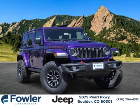Purple 2026 Jeep Wrangler Rubicon X for sale in Boulder, CO