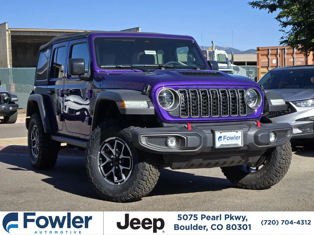Purple 2026 Jeep Wrangler Rubicon for sale in Boulder, CO