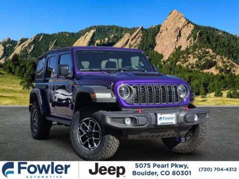 Purple 2026 Jeep Wrangler Rubicon for sale in Boulder, CO