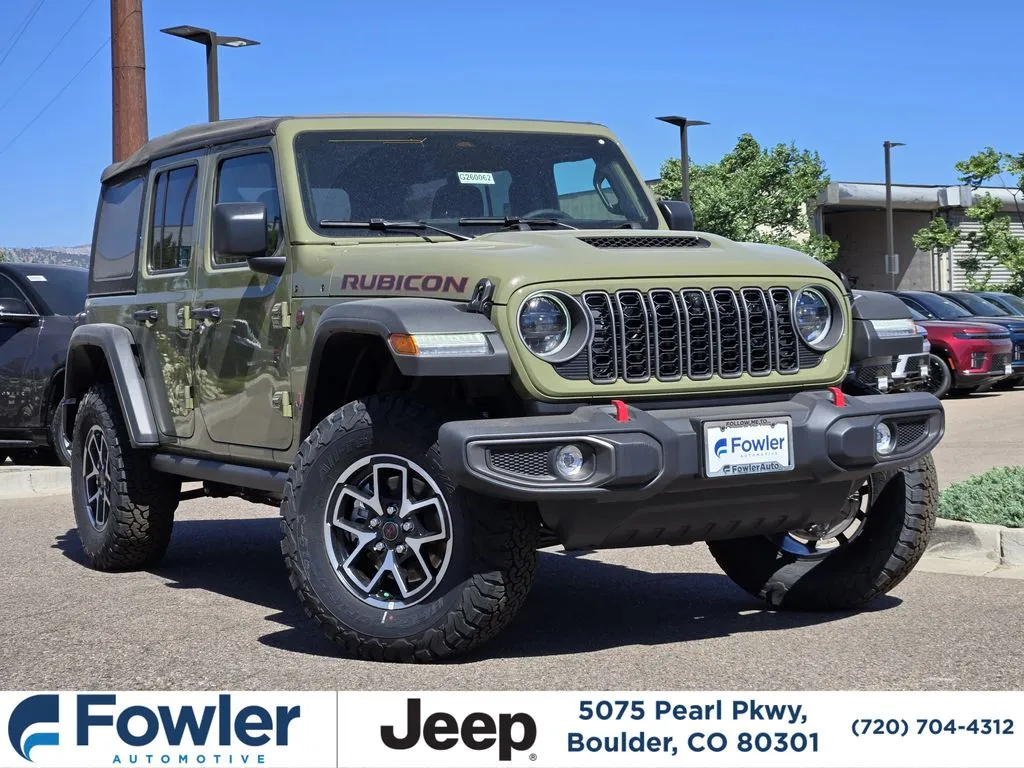 Green 2026 Jeep Wrangler Rubicon for sale in Boulder, CO