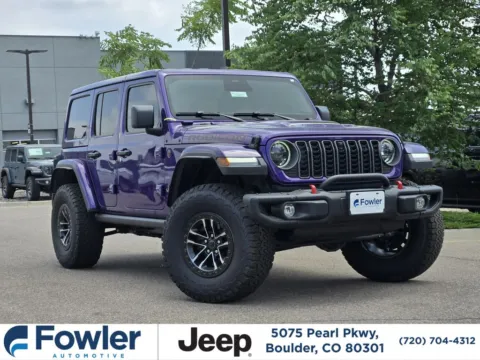Purple 2026 Jeep Wrangler Rubicon X for sale in Boulder, CO