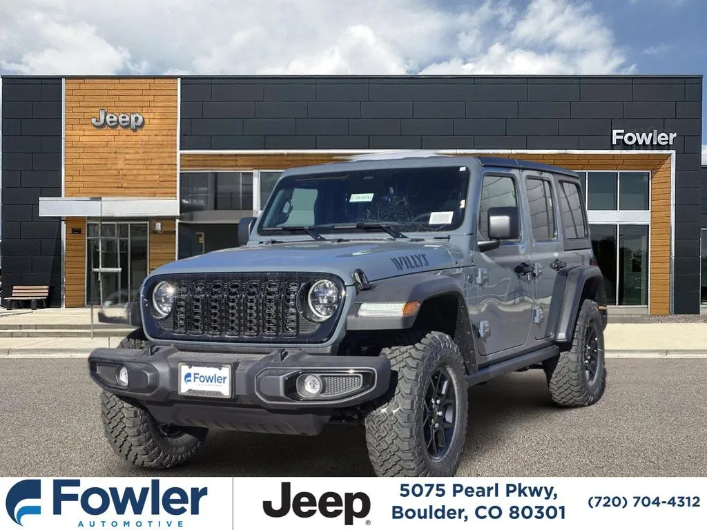 Blue 2026 Jeep Wrangler Willys for sale in Boulder, CO