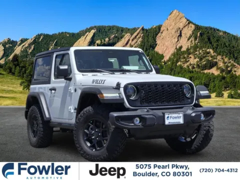 White 2026 Jeep Wrangler Willys for sale in Boulder, CO