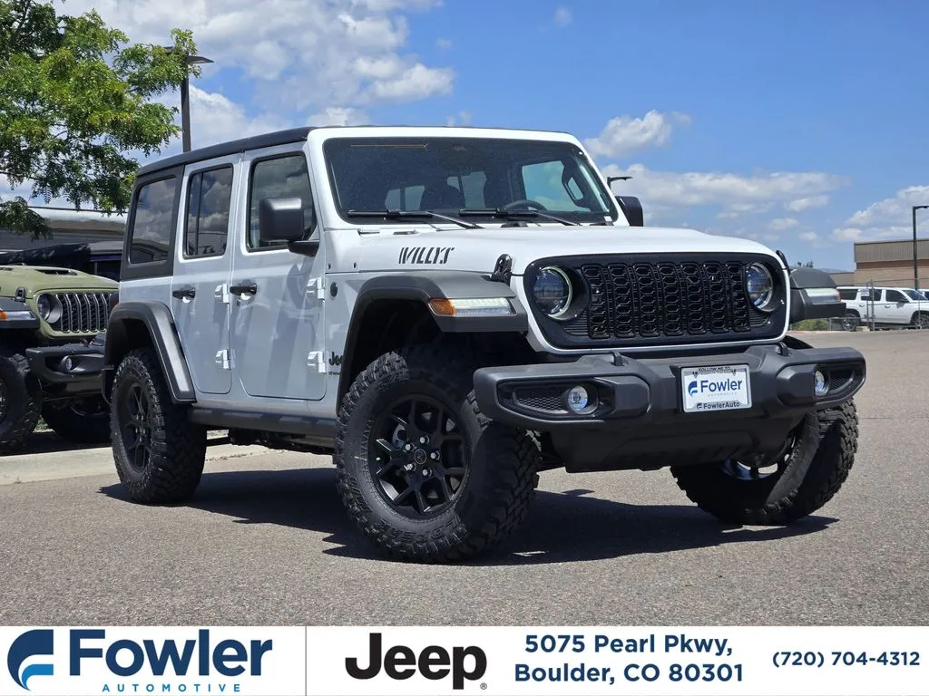 White 2026 Jeep Wrangler Willys for sale in Boulder, CO