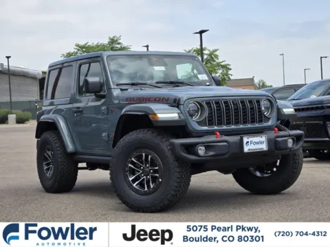 Blue 2026 Jeep Wrangler Rubicon X for sale in Boulder, CO
