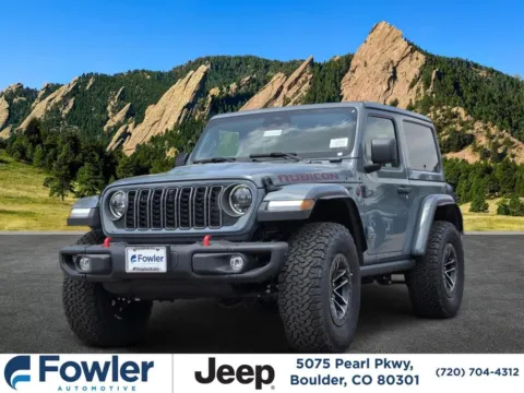 Gray 2026 Jeep Wrangler Rubicon X for sale in Boulder, CO