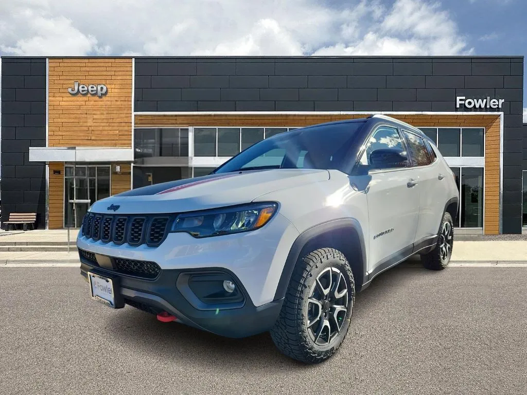 White 2026 Jeep Compass Trailhawk for sale in Boulder, CO