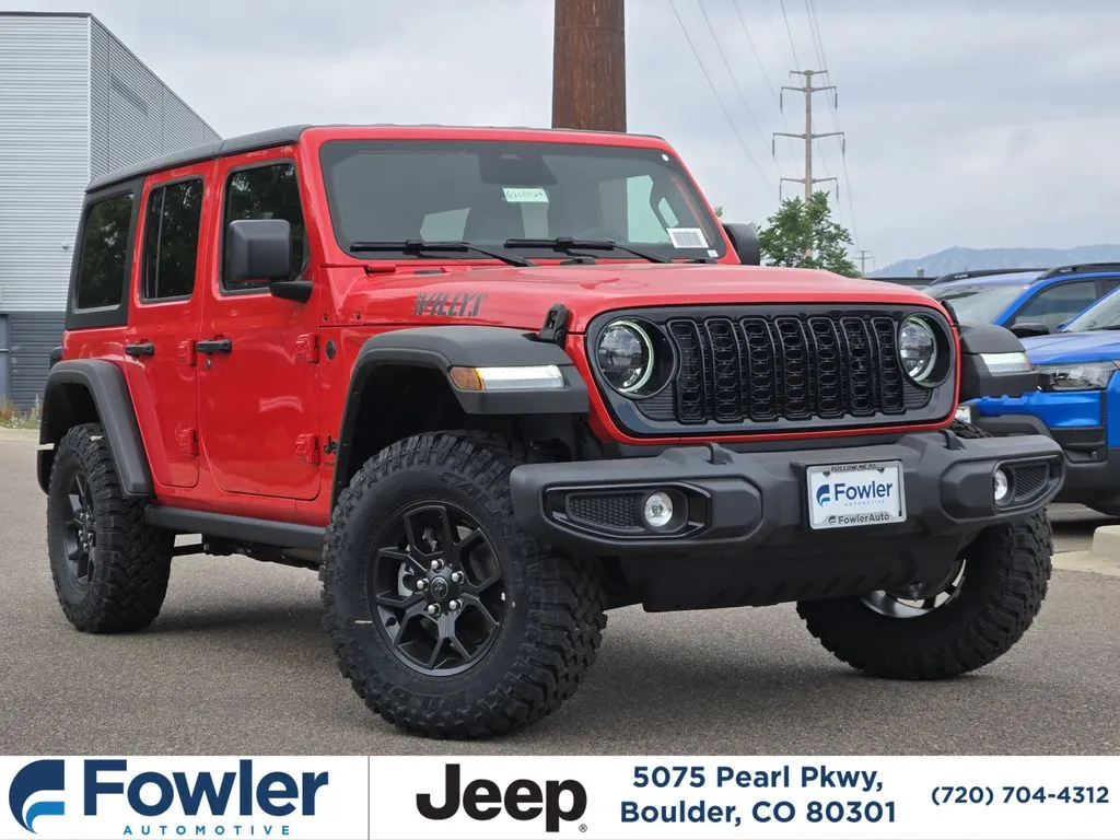 Red 2026 Jeep Wrangler Willys for sale in Boulder, CO