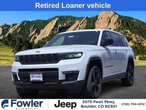White 2025 Jeep Grand Cherokee L Limited for sale in Boulder, CO