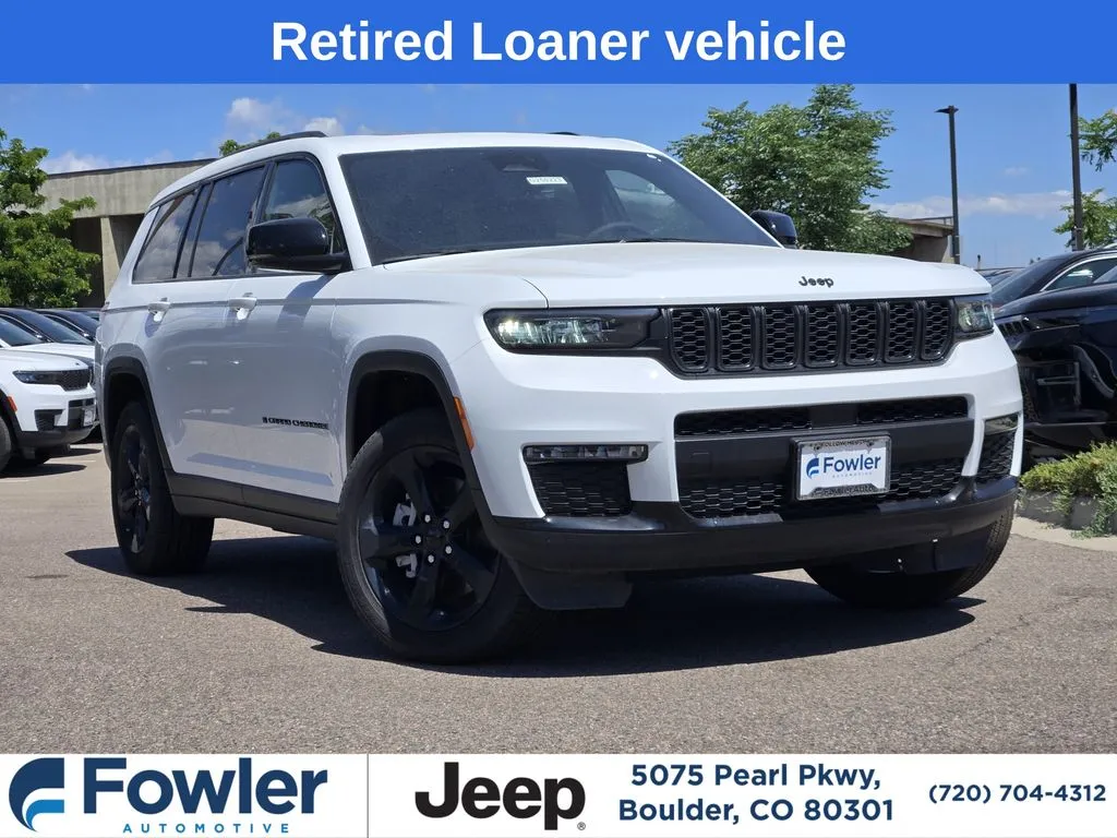 White 2025 Jeep Grand Cherokee L Limited for sale in Boulder, CO