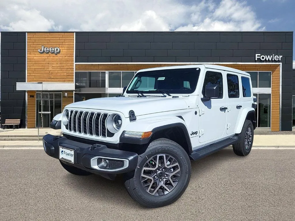 White 2025 Jeep Wrangler Sahara for sale in Boulder, CO