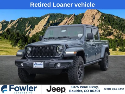 Blue 2025 Jeep Gladiator Willys for sale in Boulder, CO
