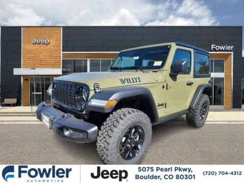 Green 2026 Jeep Wrangler Willys for sale in Boulder, CO