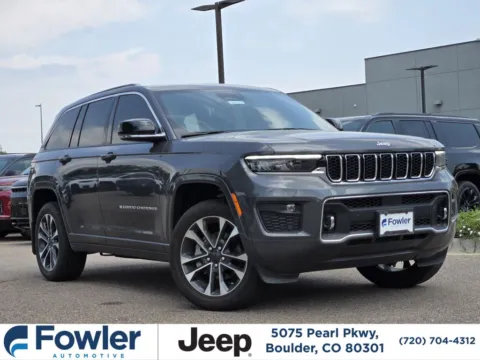 Gray 2025 Jeep Grand Cherokee Overland for sale in Boulder, CO