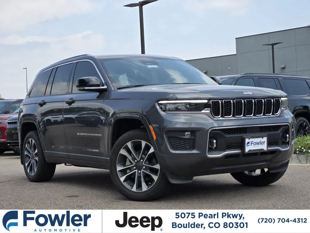 Gray 2025 Jeep Grand Cherokee Overland for sale in Boulder, CO