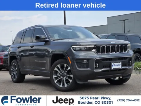Gray 2025 Jeep Grand Cherokee Overland for sale in Boulder, CO