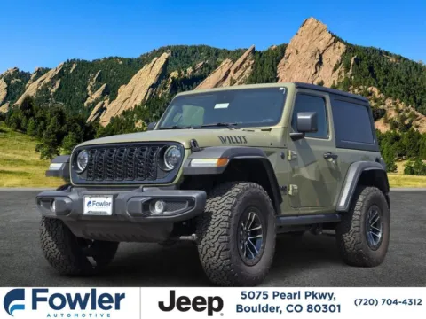 Green 2025 Jeep Wrangler Willys for sale in Boulder, CO