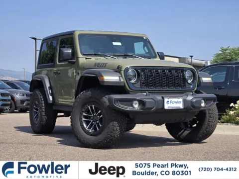 Green 2025 Jeep Wrangler Willys for sale in Boulder, CO