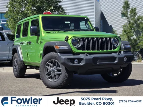 Green 2025 Jeep Wrangler Sport S for sale in Boulder, CO