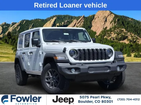White 2025 Jeep Wrangler Sport S for sale in Boulder, CO