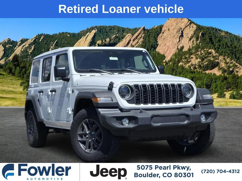 White 2025 Jeep Wrangler Sport S for sale in Boulder, CO