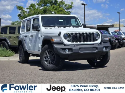 White 2025 Jeep Wrangler Sport S for sale in Boulder, CO