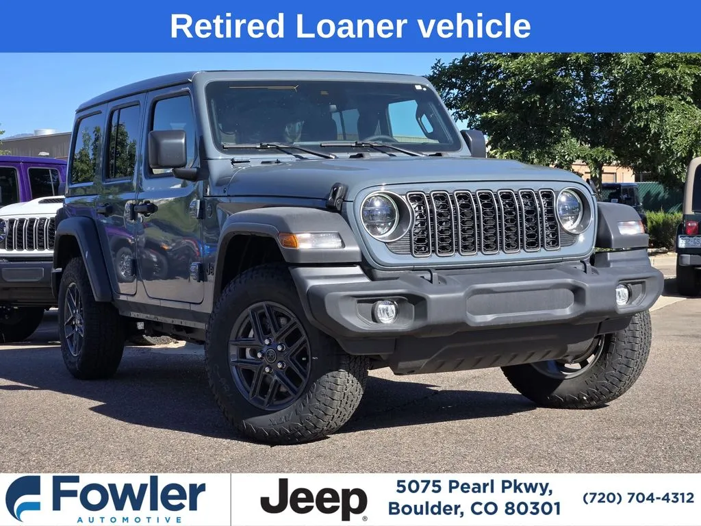 Blue 2025 Jeep Wrangler Sport S for sale in Boulder, CO