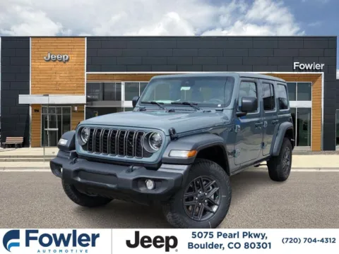 Blue 2025 Jeep Wrangler Sport S for sale in Boulder, CO
