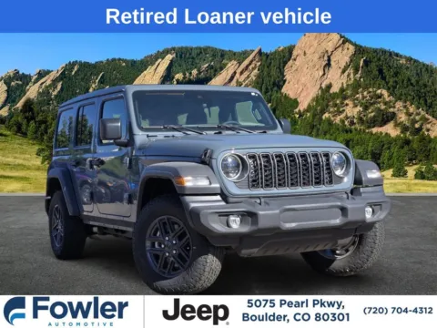 Blue 2025 Jeep Wrangler Sport S for sale in Boulder, CO