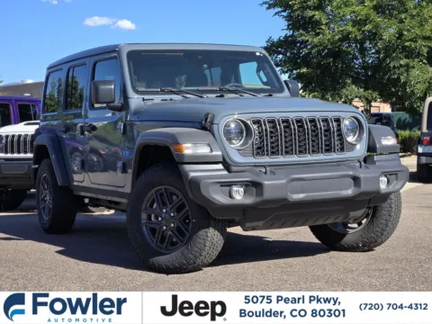 Blue 2025 Jeep Wrangler Sport S for sale in Boulder, CO