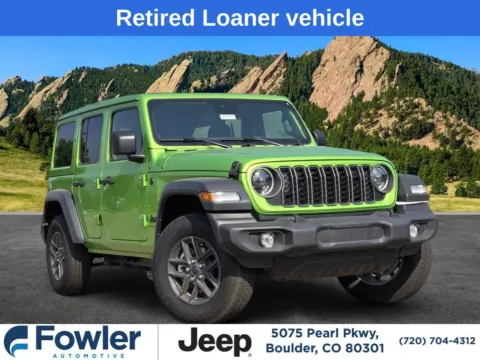 Green 2025 Jeep Wrangler Sport S for sale in Boulder, CO