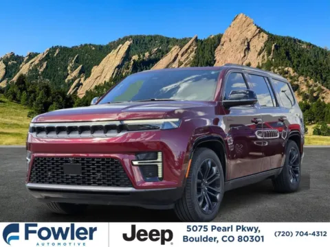 Red 2026 Jeep Grand Wagoneer Summit Reserve for sale in Boulder, CO