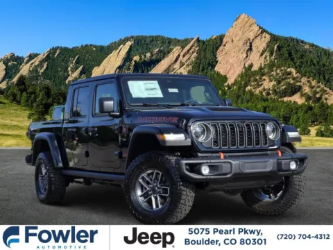 Black 2026 Jeep Gladiator Mojave X for sale in Boulder, CO