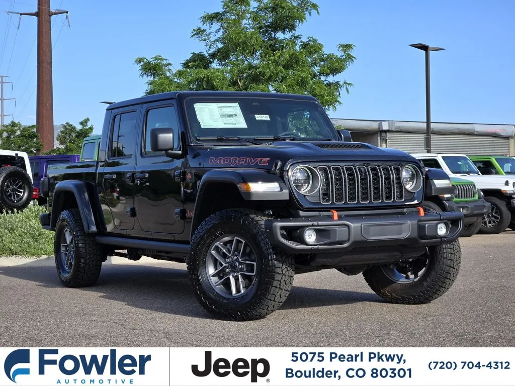 Black 2026 Jeep Gladiator Mojave X for sale in Boulder, CO