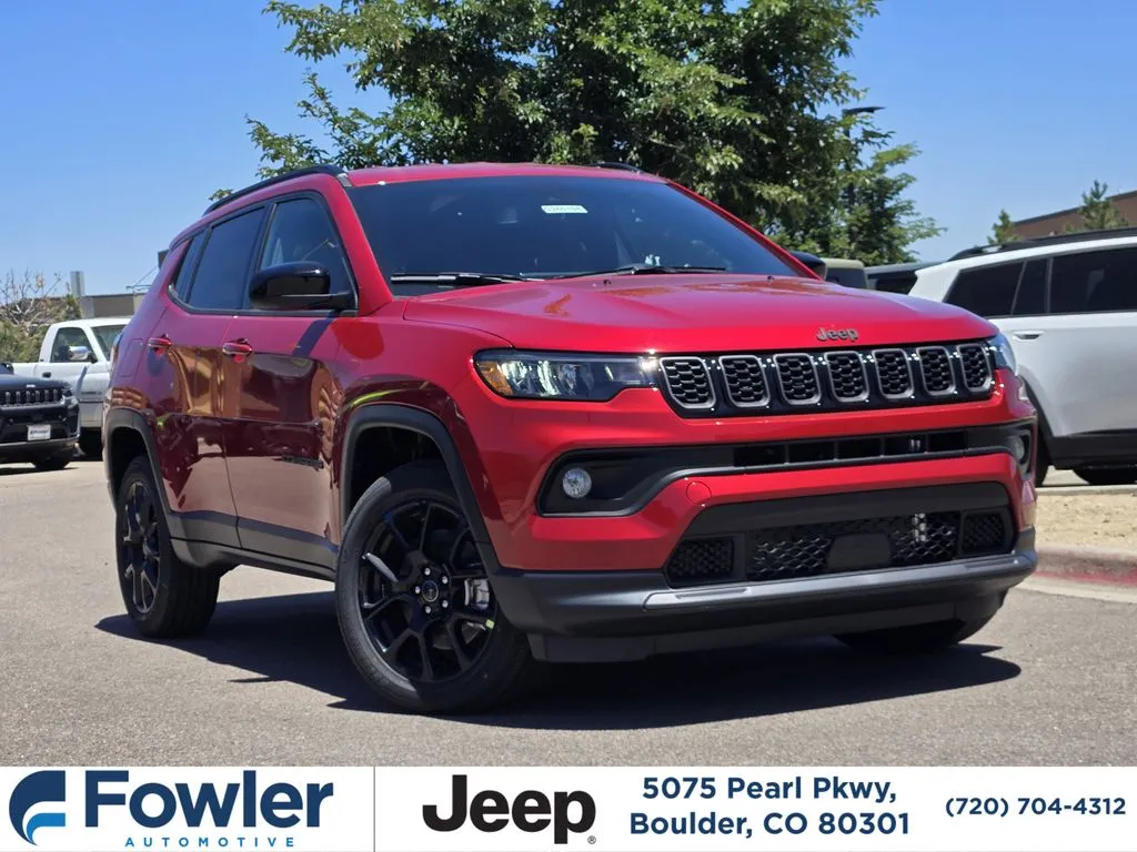 Red 2026 Jeep Compass Latitude for sale in Boulder, CO