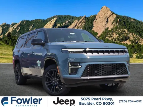 Blue 2026 Jeep Grand Wagoneer L Summit Reserve for sale in Boulder, CO