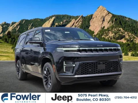 Black 2026 Jeep Grand Wagoneer L Summit Reserve for sale in Boulder, CO