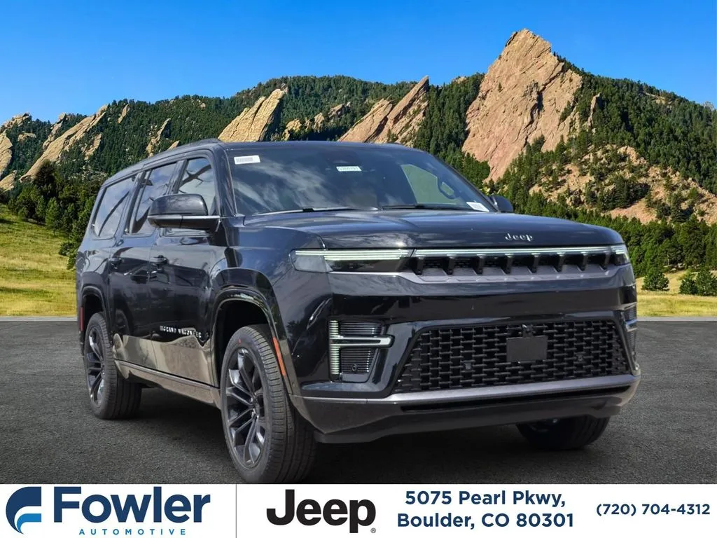Black 2026 Jeep Grand Wagoneer L Summit Reserve for sale in Boulder, CO