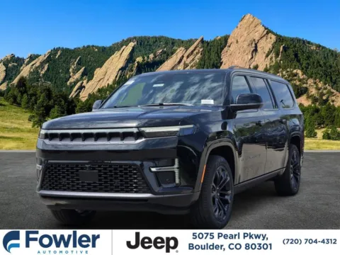 Black 2026 Jeep Grand Wagoneer L Summit Reserve for sale in Boulder, CO