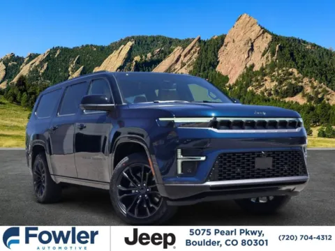 Blue 2026 Jeep Grand Wagoneer L Summit Reserve for sale in Boulder, CO