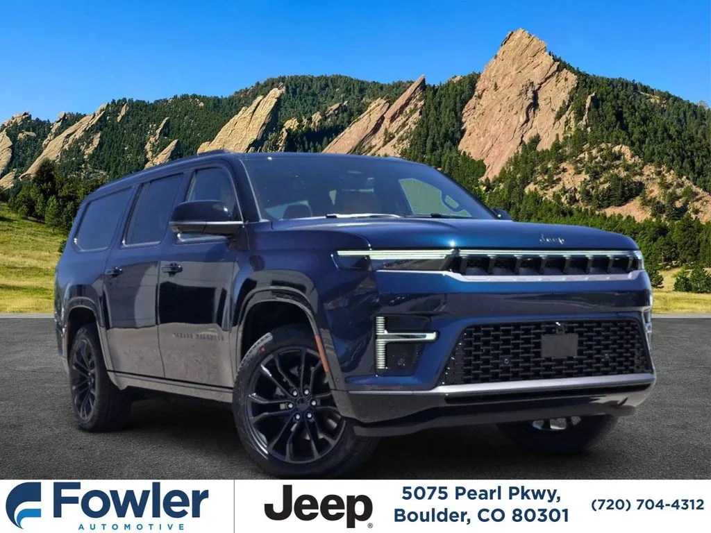 Blue 2026 Jeep Grand Wagoneer L Summit Reserve for sale in Boulder, CO