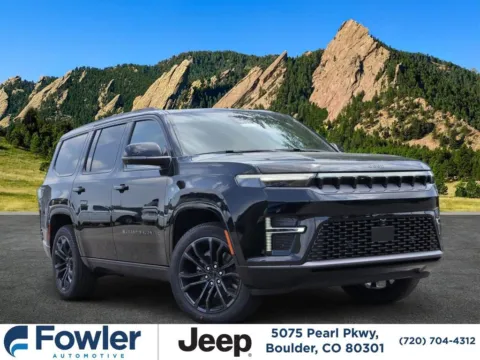 Black 2026 Jeep Grand Wagoneer Summit Reserve for sale in Boulder, CO
