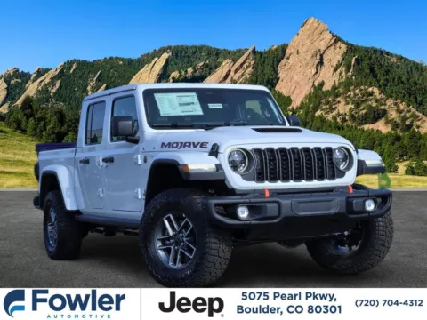 White 2026 Jeep Gladiator Mojave X for sale in Boulder, CO
