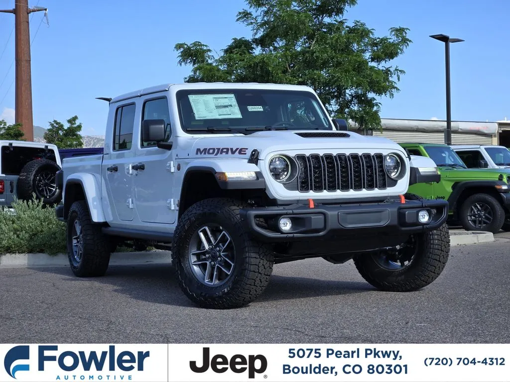 White 2026 Jeep Gladiator Mojave X for sale in Boulder, CO