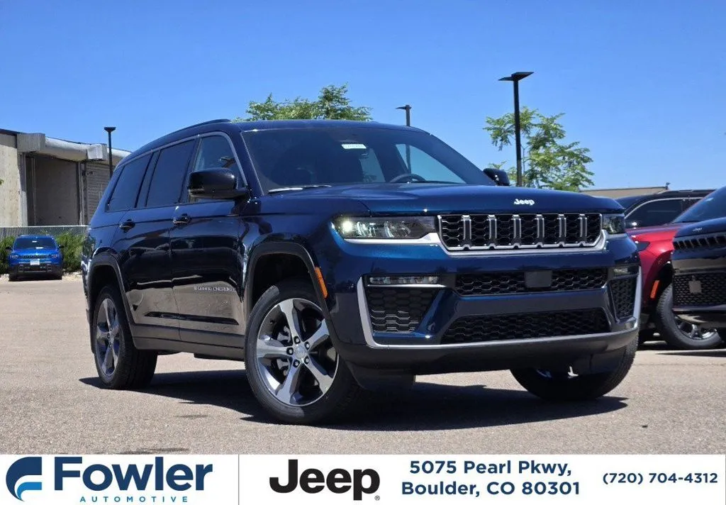 Blue 2026 Jeep Grand Cherokee L Limited for sale in Boulder, CO